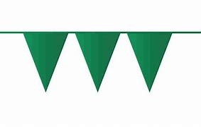 VLAGGENLIJN 10 METER GROEN 5 STUKS ()